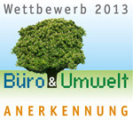 Anerkennung Büro & Umwelt BAUM 2013