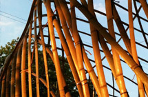 Netzgeflecht aus Bambusstreifen Foto: Naemi Reymann Design