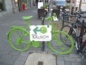 Fahrrad Leitsystem ökoRAUSCH 2011