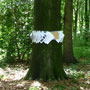 »Baum der Geschichten« Kunstaktion Verkehrte Wald Südpark Bochum Sommer 2012 - Installation und Grafik
